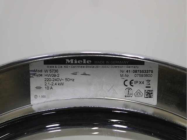 Miele w 5736 softcare system wasmachines - afbeelding 4 van  6