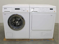 Miele w 5741 softcare system wasmachine & miele t 8937 wp softcare system ecocomfort wasdroger - afbeelding 1 van  8