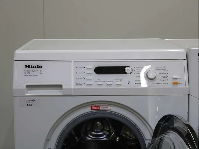 Miele w 5821 softcare system wasmachine & miele t 7744 c softcare system wasdroger - afbeelding 3 van  8