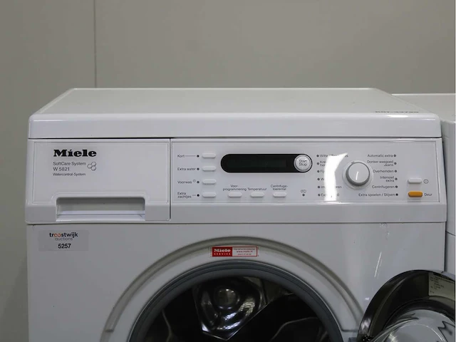 Miele w 5821 softcare system wasmachine & miele t 7744 c softcare system wasdroger - afbeelding 3 van  8