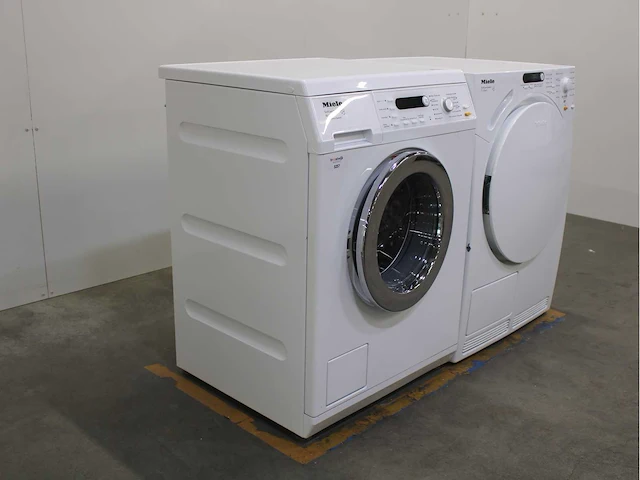 Miele w 5821 softcare system wasmachine & miele t 7744 c softcare system wasdroger - afbeelding 4 van  8