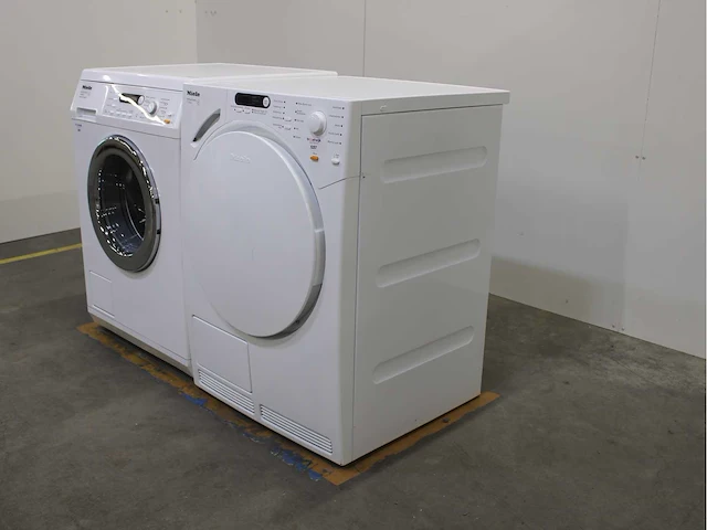 Miele w 5821 softcare system wasmachine & miele t 7744 c softcare system wasdroger - afbeelding 7 van  8