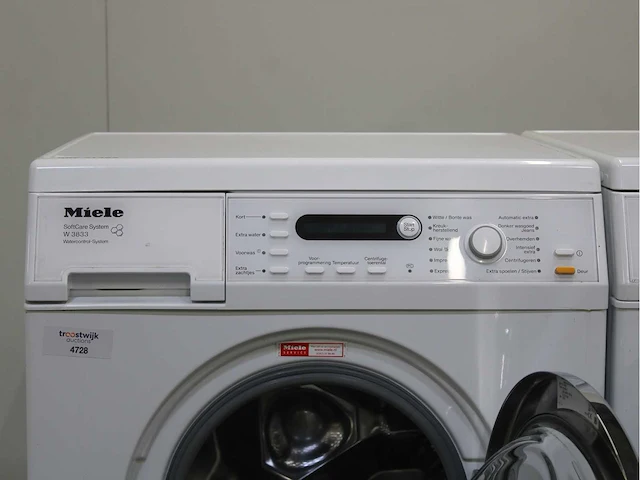 Miele w 5821 softcare system wasmachine & miele t 8423 c softcare system wasdroger - afbeelding 3 van  8