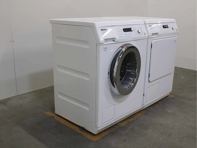 Miele w 5821 softcare system wasmachine & miele t 8423 c softcare system wasdroger - afbeelding 4 van  8