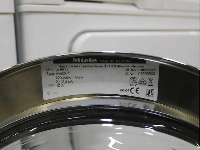 Miele w 5821 softcare system wasmachine & miele t 8423 c softcare system wasdroger - afbeelding 5 van  8