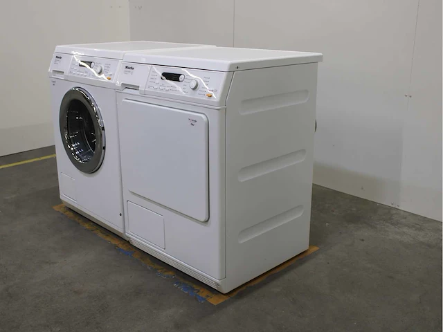 Miele w 5821 softcare system wasmachine & miele t 8423 c softcare system wasdroger - afbeelding 7 van  8