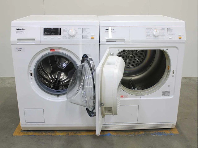 Miele w 5821 softcare system wasmachine & miele t 8813 c edition 111 wasdroger - afbeelding 2 van  8