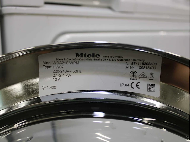 Miele w 5821 softcare system wasmachine & miele t 8813 c edition 111 wasdroger - afbeelding 5 van  8