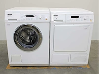 Miele w 5821 softcare system wasmachine & miele t 8827 wp softcare system ecocomfort wasdroger - afbeelding 1 van  8