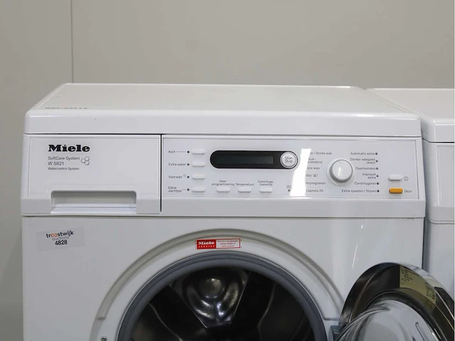 Miele w 5821 softcare system wasmachine & miele t 8827 wp softcare system ecocomfort wasdroger - afbeelding 3 van  8