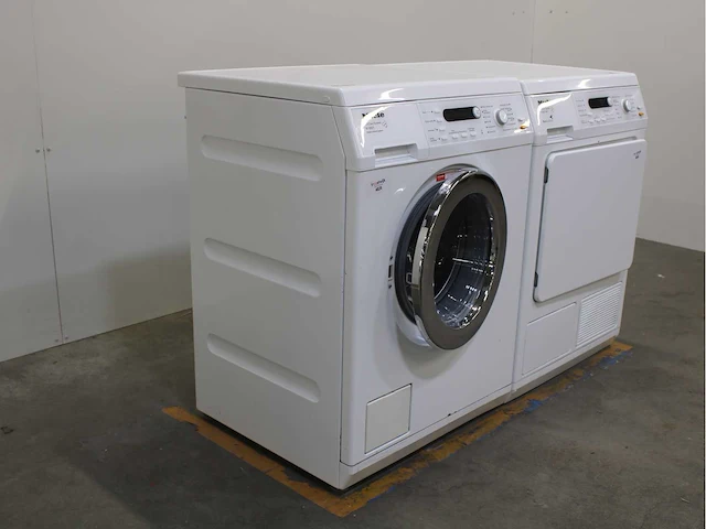 Miele w 5821 softcare system wasmachine & miele t 8827 wp softcare system ecocomfort wasdroger - afbeelding 4 van  8