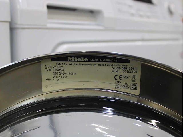 Miele w 5821 softcare system wasmachine & miele t 8827 wp softcare system ecocomfort wasdroger - afbeelding 5 van  8