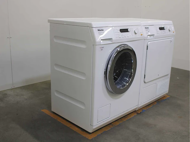 Miele w 5821 softcare system wasmachines & miele t 8827 wp softcare system ecocomfort wasdrogers - afbeelding 4 van  8