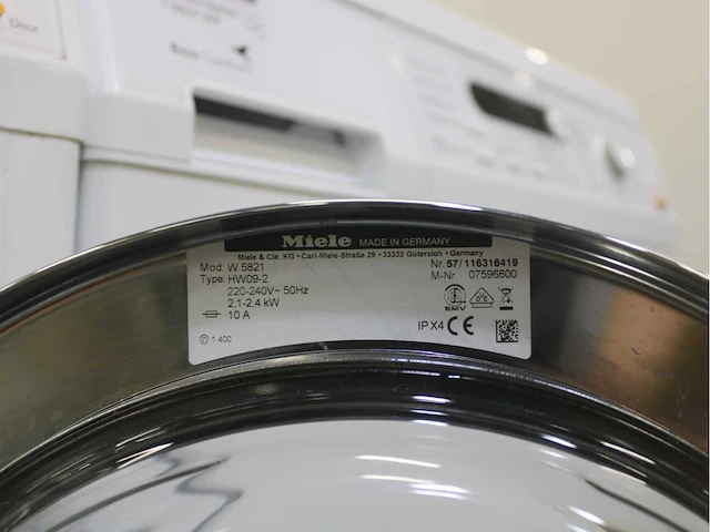 Miele w 5821 softcare system wasmachines & miele t 8827 wp softcare system ecocomfort wasdrogers - afbeelding 5 van  8