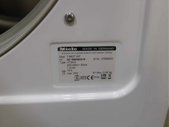Miele w 5821 softcare system wasmachines & miele t 8827 wp softcare system ecocomfort wasdrogers - afbeelding 8 van  8