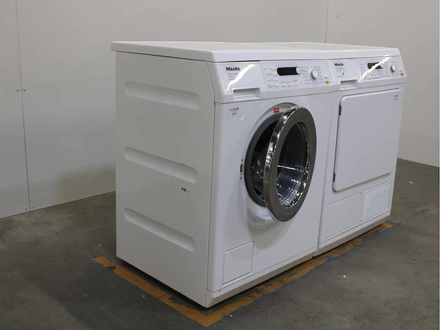 Miele w 5821 softcare system wasmachines & miele t 8827 wp softcare system ecocomfort wasdrogers - afbeelding 4 van  8