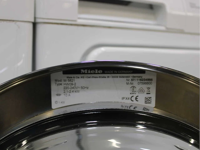 Miele w 5821 softcare system wasmachines & miele t 8827 wp softcare system ecocomfort wasdrogers - afbeelding 5 van  8