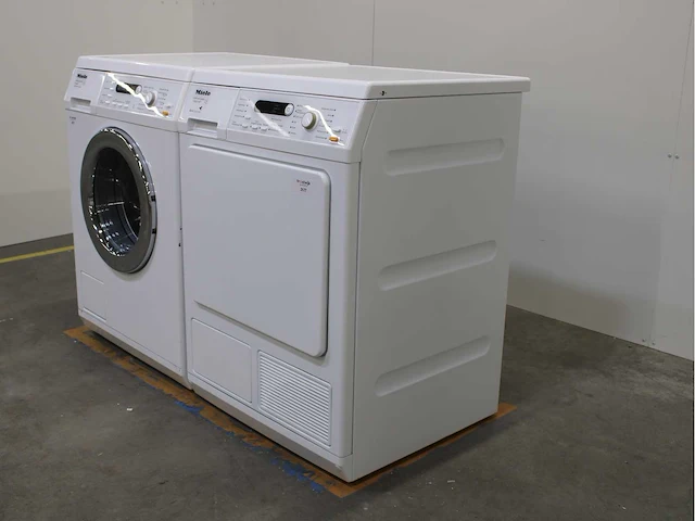 Miele w 5821 softcare system wasmachines & miele t 8827 wp softcare system ecocomfort wasdrogers - afbeelding 7 van  8