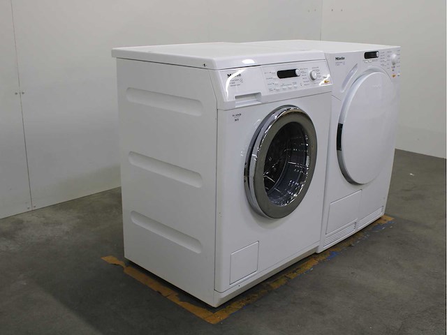 Miele w 5825 softcare system wasmachine & miele t 7748 c softcare system wasdroger - afbeelding 4 van  8