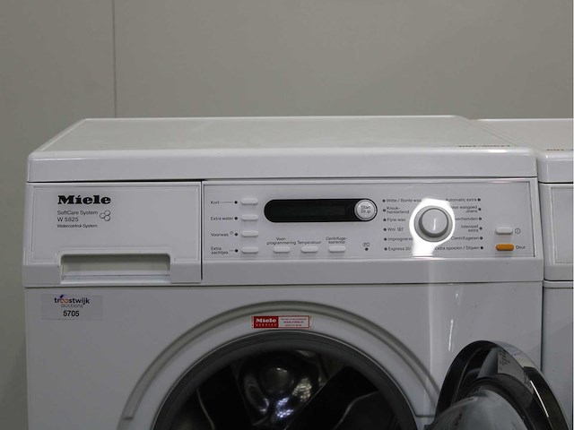 Miele w 5825 softcare system wasmachine & miele t 8423 c softcare system wasdroger - afbeelding 3 van  8