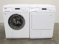 Miele w 5825 softcare system wasmachine & miele t 8823 c softcare system wasdroger