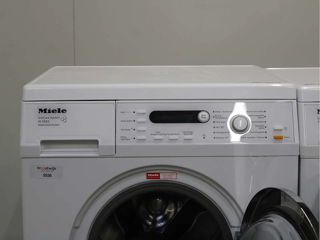 Miele w 5825 softcare system wasmachine & miele t 8823 c softcare system wasdroger - afbeelding 3 van  8