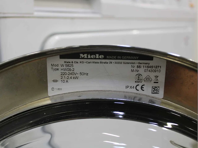 Miele w 5825 softcare system wasmachine & miele t 8823 c softcare system wasdroger - afbeelding 5 van  8