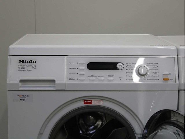 Miele w 5825 softcare system wasmachine & miele t 8823 c softcare system wasdroger - afbeelding 3 van  8