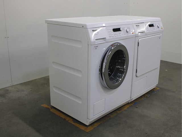 Miele w 5825 softcare system wasmachine & miele t 8823 c softcare system wasdroger - afbeelding 4 van  8