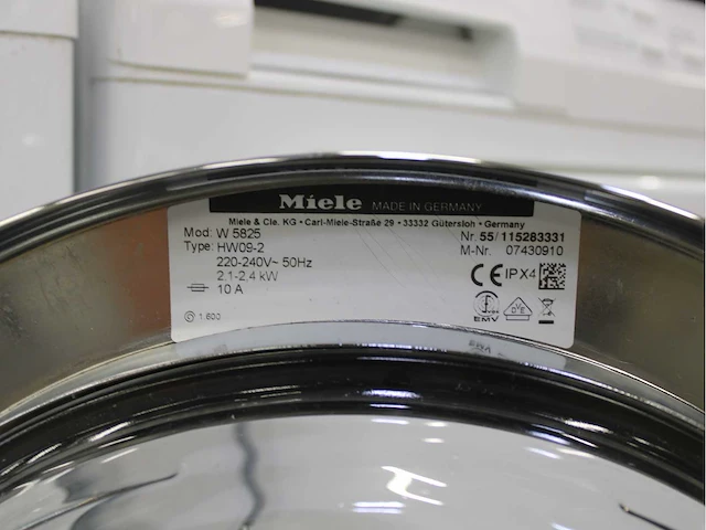 Miele w 5825 softcare system wasmachine & miele t 8823 c softtronic wasdroger - afbeelding 5 van  8