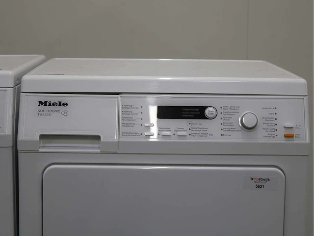 Miele w 5825 softcare system wasmachine & miele t 8823 c softtronic wasdroger - afbeelding 6 van  8