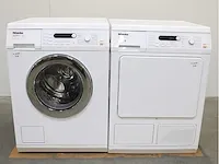 Miele w 5825 softcare system wasmachine & miele t 8827 wp softcare system ecocomfort droger - afbeelding 1 van  8
