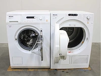 Miele w 5825 softcare system wasmachines & miele t 7950 wp ecocomfort wasdrogers - afbeelding 2 van  8