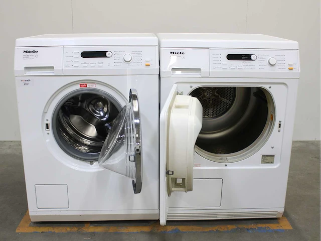 Miele w 5825 softcare system wasmachines & miele t 8823 c softtronic wasdrogers - afbeelding 2 van  8
