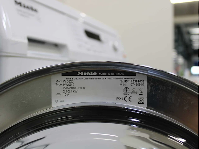 Miele w 5825 softcare system wasmachines & miele t 8823 c softtronic wasdrogers - afbeelding 5 van  8