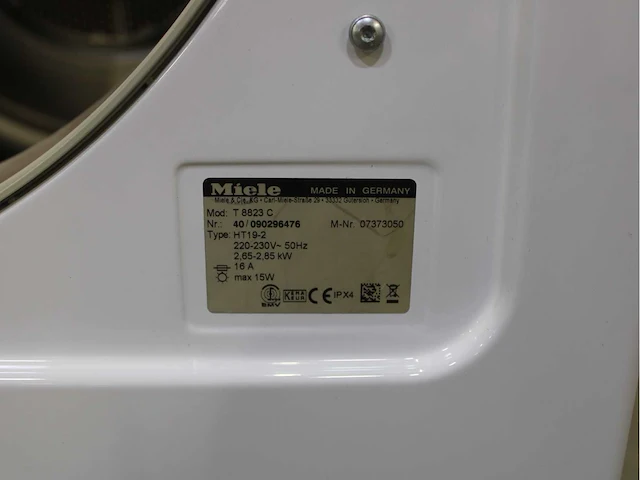 Miele w 5825 softcare system wasmachines & miele t 8823 c softtronic wasdrogers - afbeelding 8 van  8