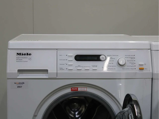 Miele w 5825 softtronic wasmachines & miele t 8827 wp softcare system ecocomfort wasdrogers - afbeelding 3 van  8