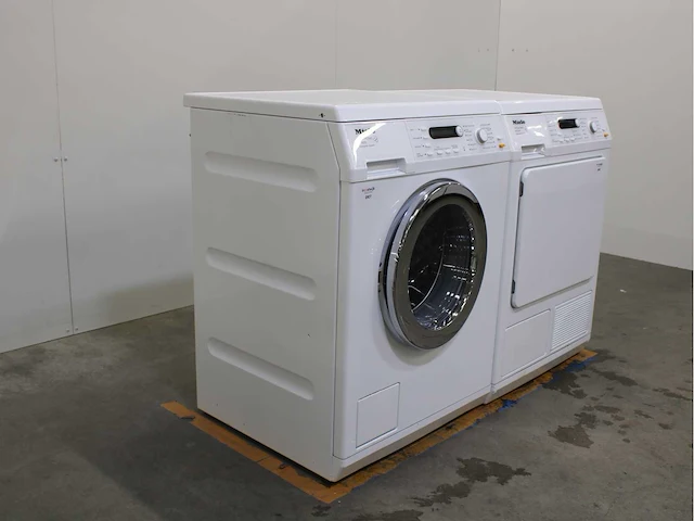 Miele w 5825 softtronic wasmachines & miele t 8827 wp softcare system ecocomfort wasdrogers - afbeelding 4 van  8