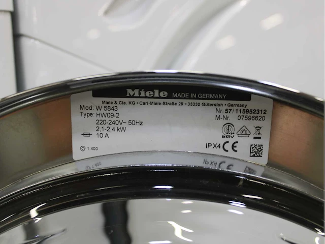 Miele w 5843 softcare system wasmachine & miele t 7744 c softcare system wasdroger - afbeelding 5 van  8