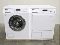 Miele w 5843 softcare system wasmachine & miele t 8841 c softcare system wasdroger - afbeelding 1 van  8