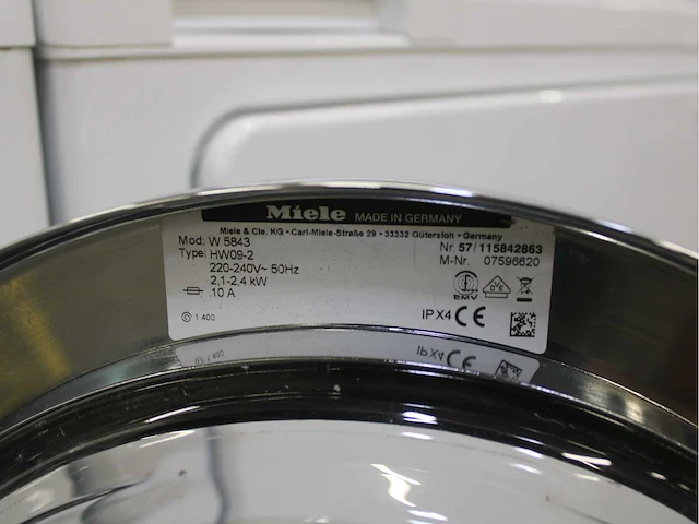 Miele w 5843 softcare system wasmachine & miele t 8841 c softcare system wasdroger - afbeelding 5 van  8