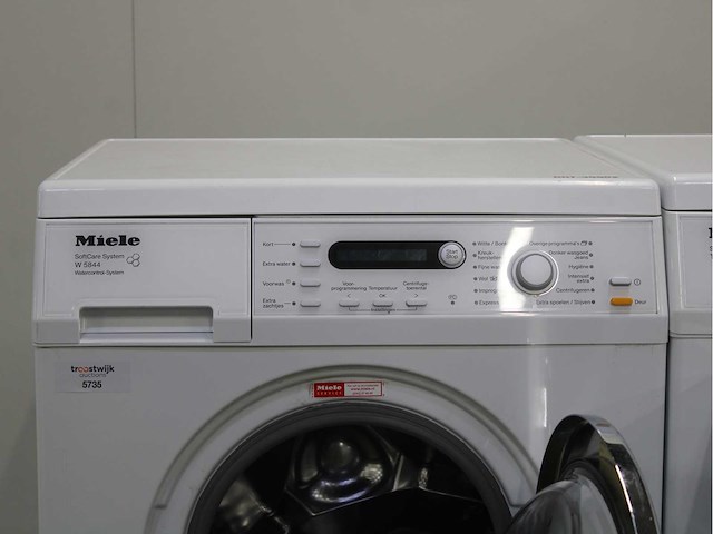 Miele w 5844 softcare system wasmachine & miele t 8841 c softcare system wasdroger - afbeelding 3 van  8