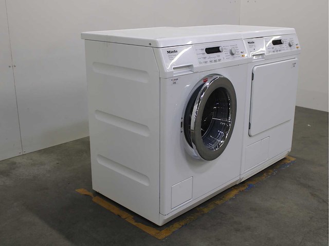 Miele w 5844 softcare system wasmachine & miele t 8841 c softcare system wasdroger - afbeelding 3 van  7