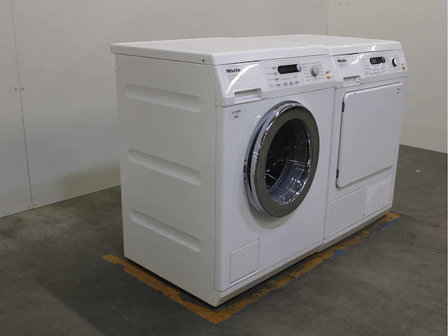 Miele w 5844 softcare system wasmachine & miele t 8861 wp edition 111 wasdroger - afbeelding 4 van  8