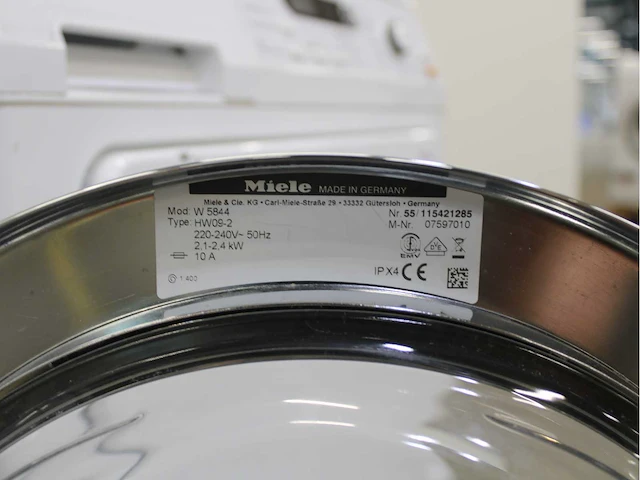 Miele w 5844 softcare system wasmachine & miele t 8861 wp edition 111 wasdroger - afbeelding 5 van  8