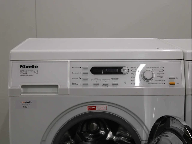 Miele w 5844 softcare system wasmachine & miele t 8861 wp edition 111 wasdroger - afbeelding 3 van  8