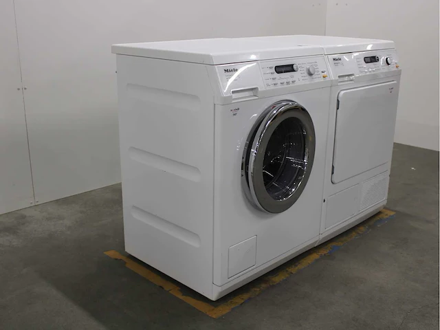 Miele w 5844 softcare system wasmachine & miele t 8861 wp edition 111 wasdroger - afbeelding 4 van  8