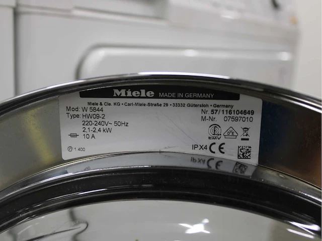 Miele w 5844 softcare system wasmachine & miele t 8861 wp edition 111 wasdroger - afbeelding 5 van  8