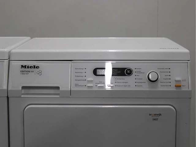 Miele w 5844 softcare system wasmachine & miele t 8861 wp edition 111 wasdroger - afbeelding 6 van  8