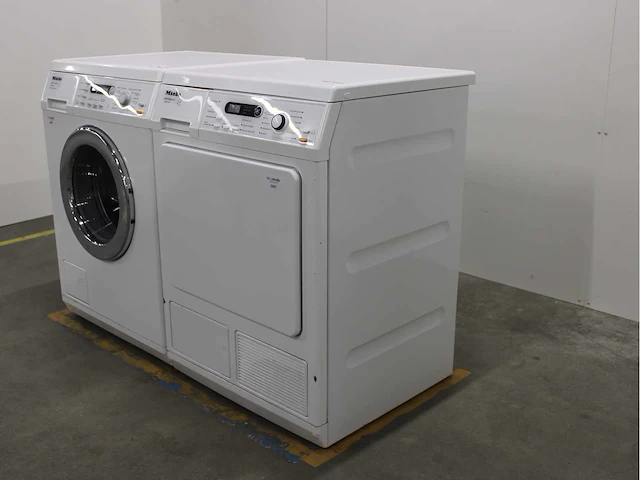 Miele w 5844 softcare system wasmachine & miele t 8861 wp edition 111 wasdroger - afbeelding 7 van  8